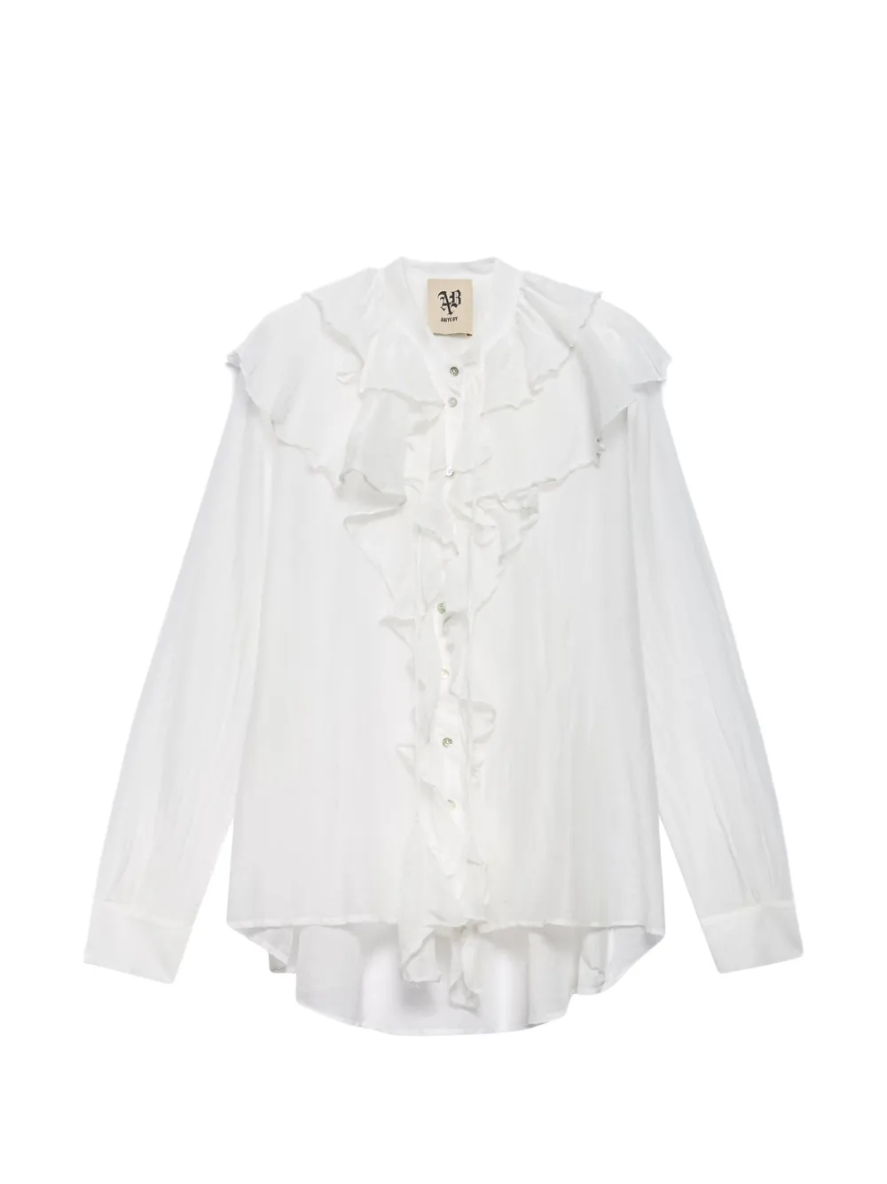 Aniye By Carmen ruffled top - Bianco