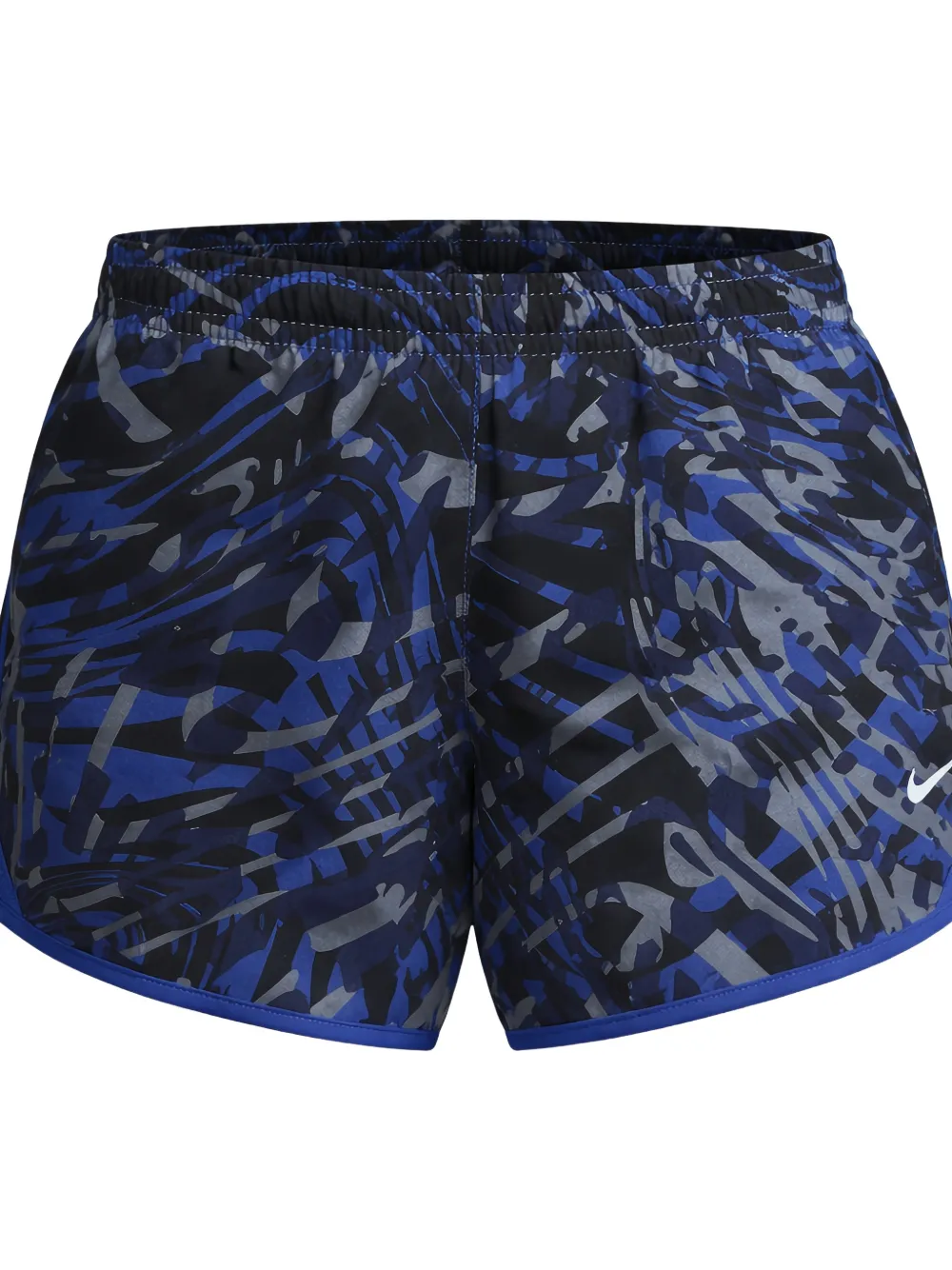 Nike Kids Tempo shorts met abstracte print Blauw