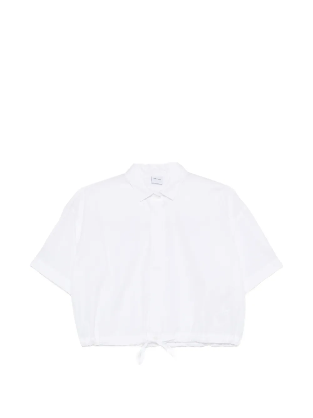ASPESI drawstring shirt - Bianco