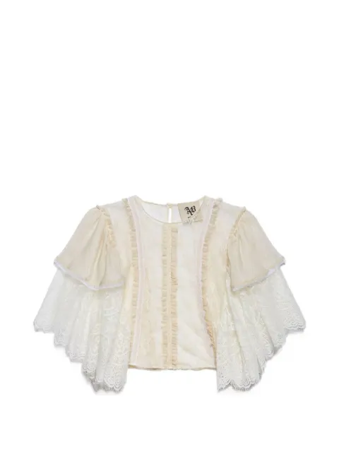 Aniye By ruffled lace blouse
