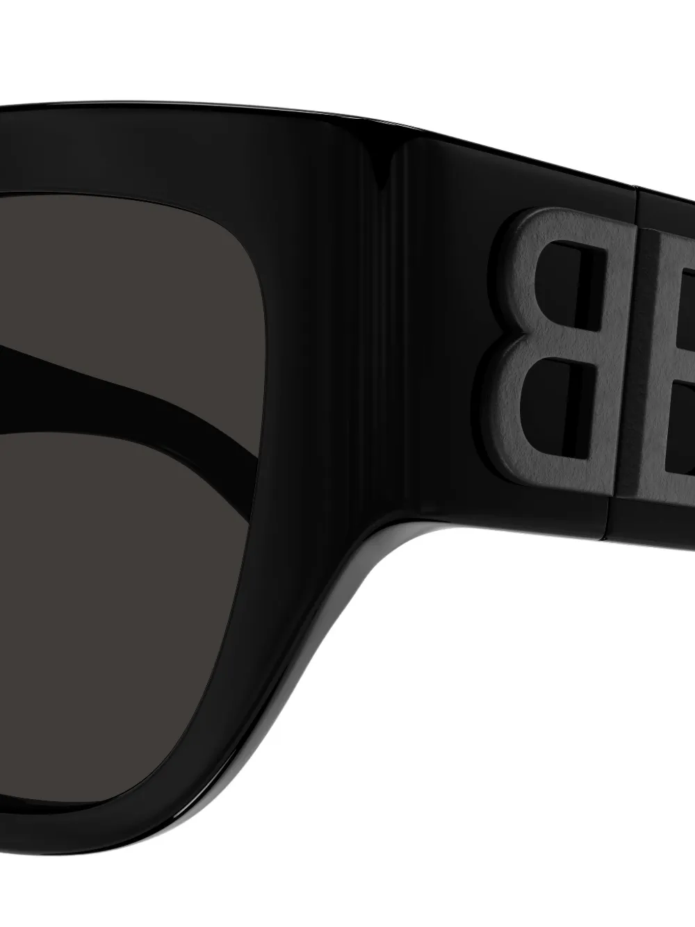 Balenciaga Eyewear Zonnebril met logo Zwart