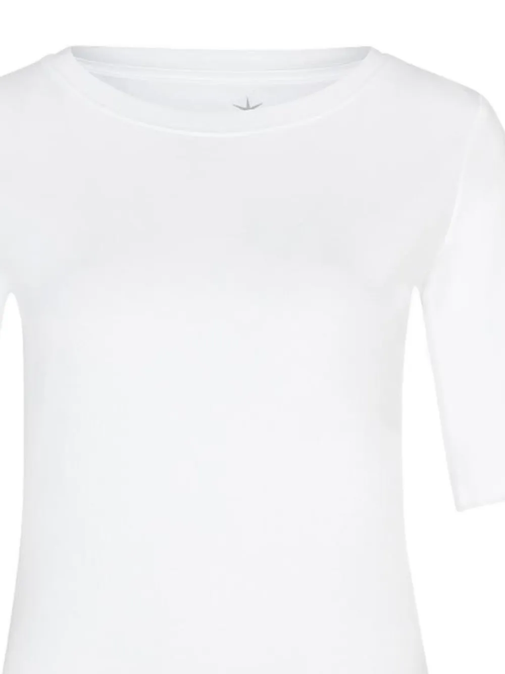 Juvia T-shirt met ronde hals Wit
