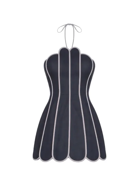 AZULU Lenny scalloped dress