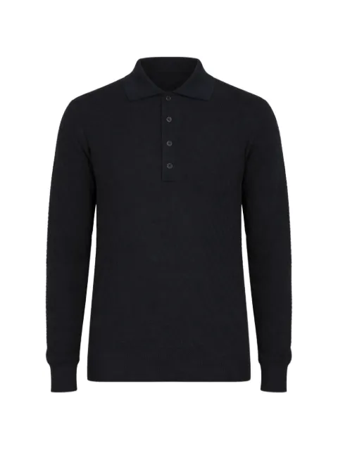 Paolo Pecora playera tipo polo texturizada