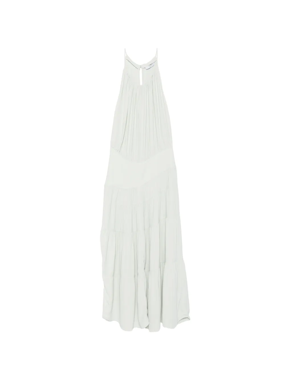 IRO tiered draped maxi dress - Grün