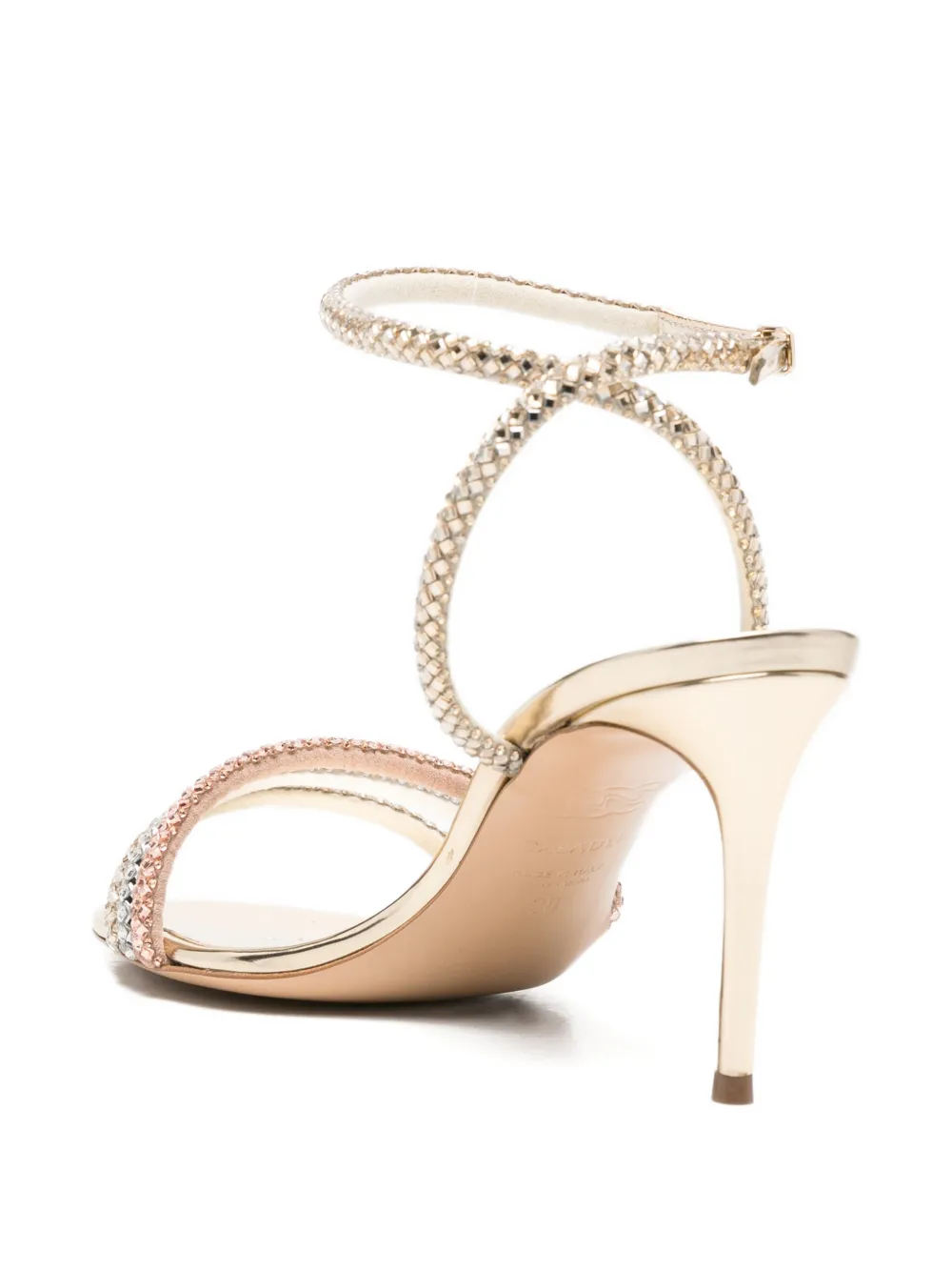 Casadei Sandalen verfraaid met kristallen Goud