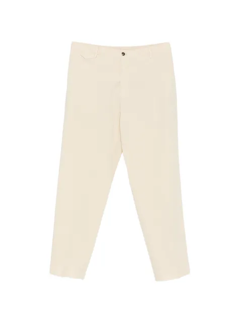 Dell'oglio belt-loops front-button trousers