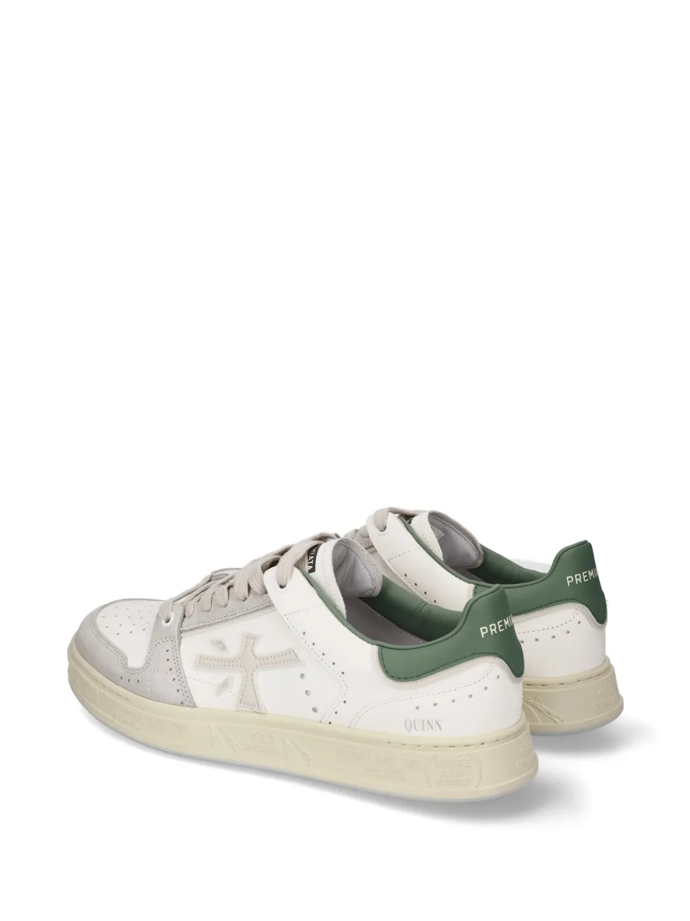 Premiata Quinn applique sneakers Beige