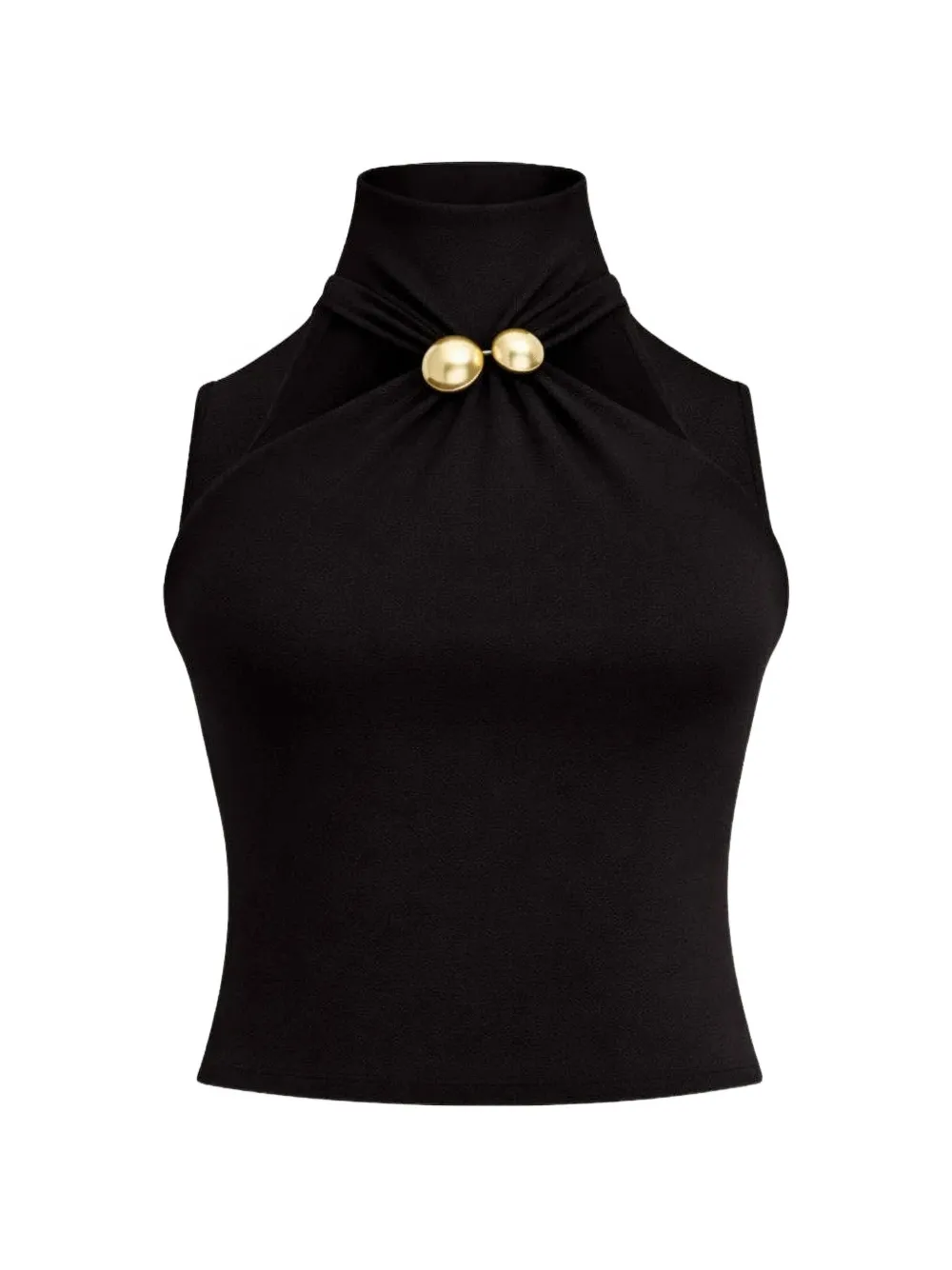Cult Gaia Top Katherine con dettaglio cut-out - Nero