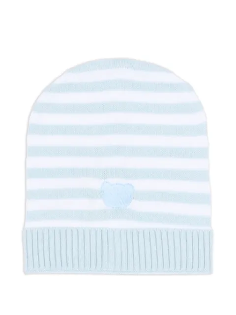 NANAN bonnet rayé à patch ourson