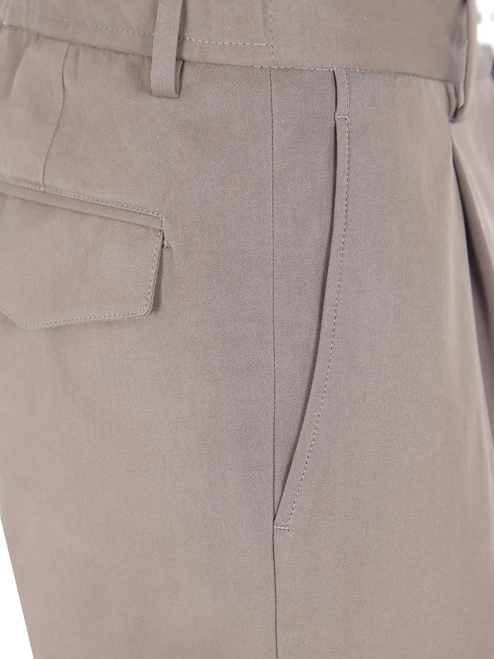 Barba Broek met trekkoord Beige