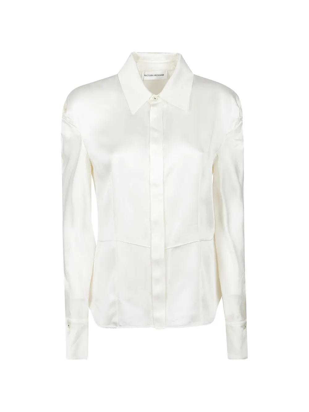 Victoria Beckham satin shirt - Bianco