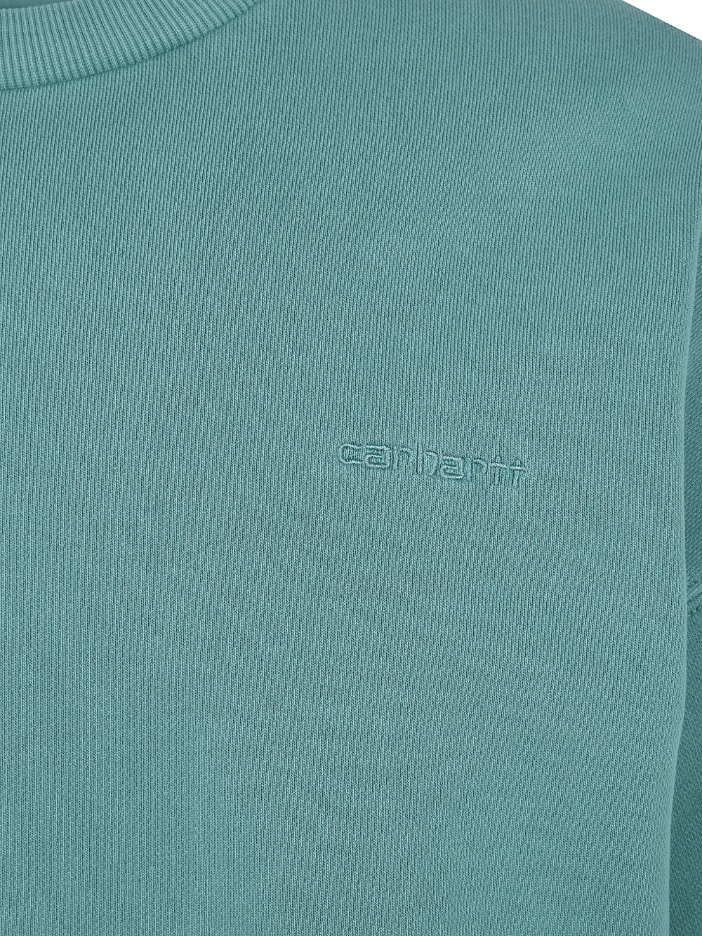 Carhartt WIP Benton trui met geborduurd logo en geverfd effect Blauw