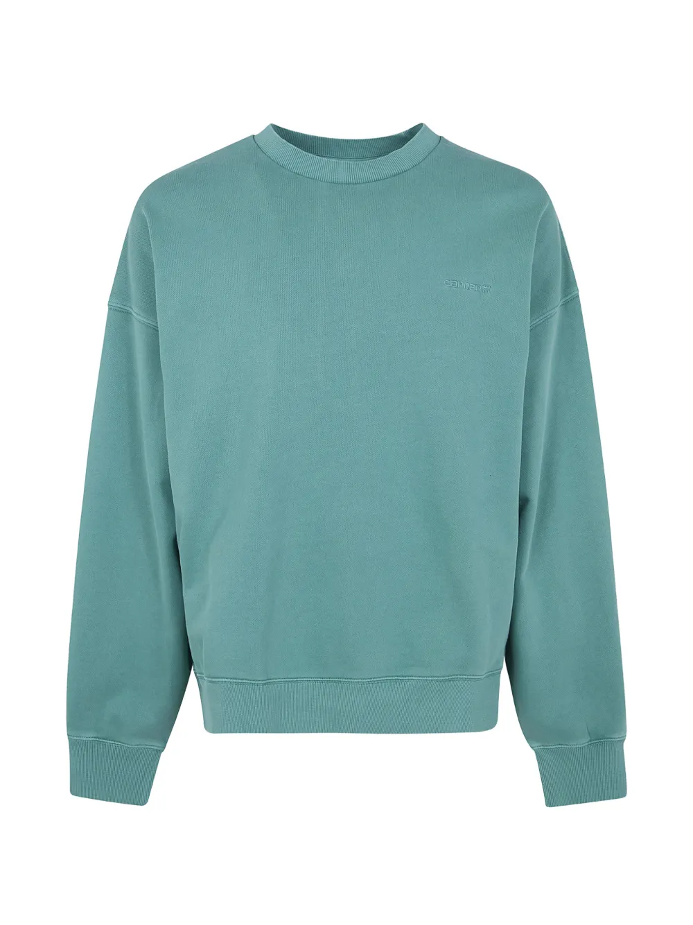 Carhartt WIP Benton garment-dyed embroidered-logo sweater - Blu