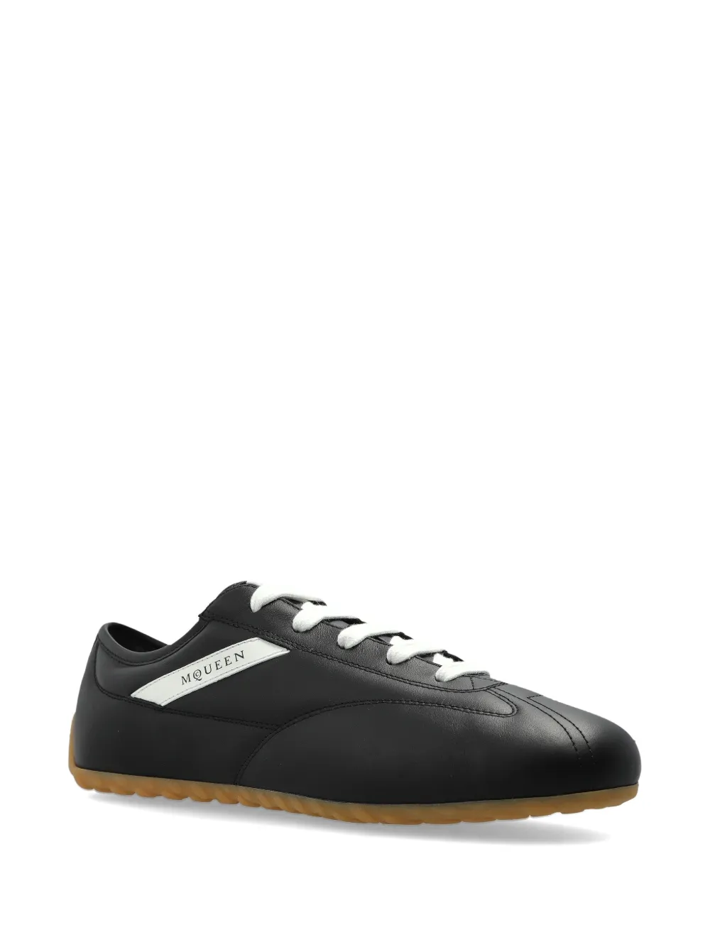 Alexander McQueen Boxe low-top leather sneakers Zwart