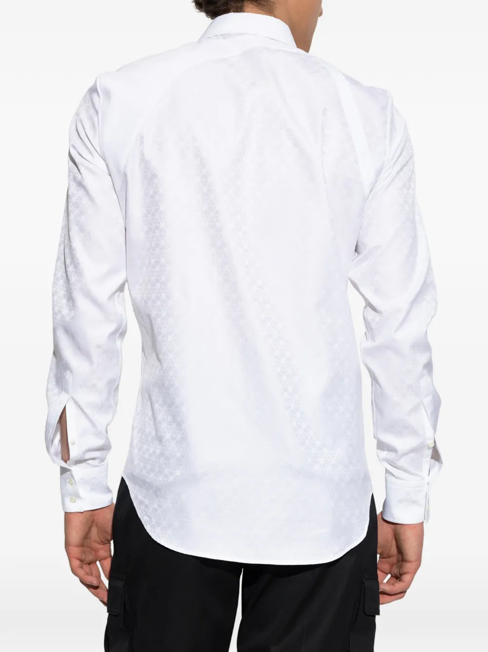 Alexander McQueen Harnas overhemd met monogram Wit