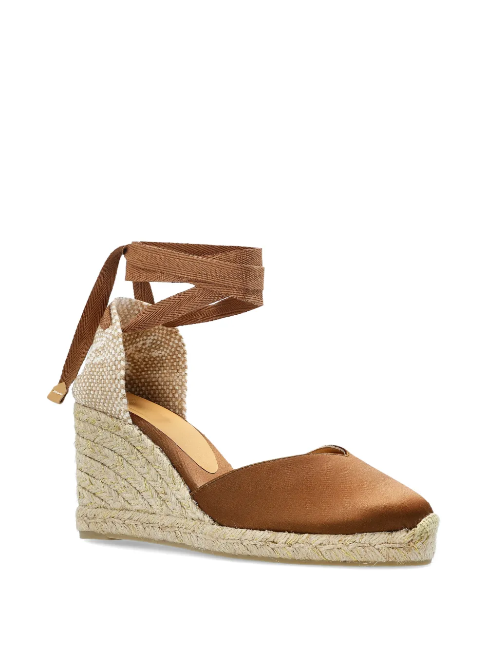 Castañer Chiara espadrilles met enkelbandje Bruin