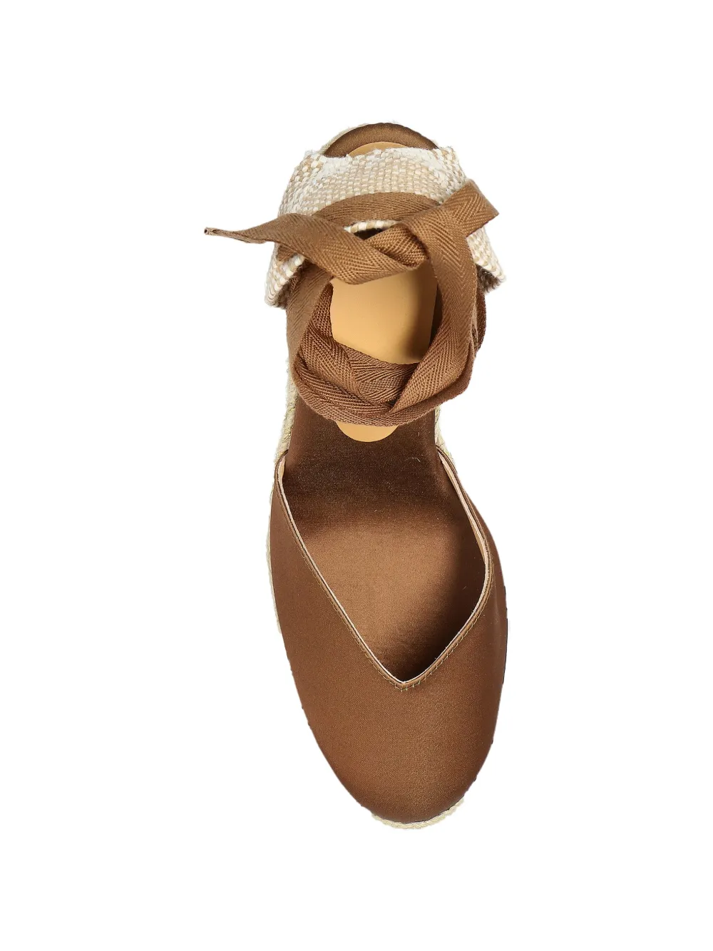 Castañer Chiara espadrilles met enkelbandje Bruin