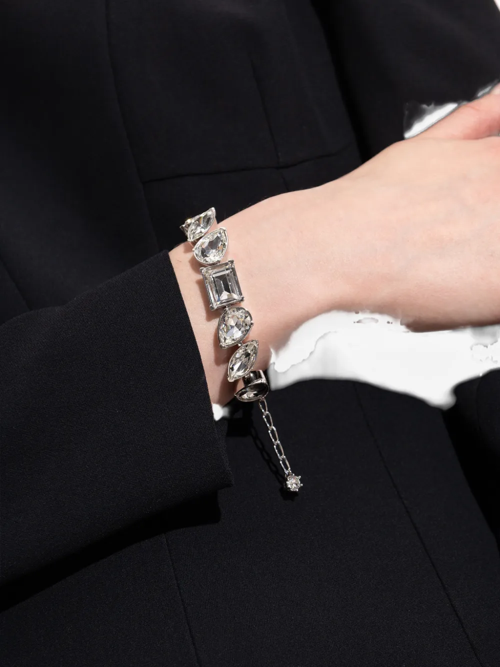 Alexander McQueen lobster clasp-fastening bracelet - Argento