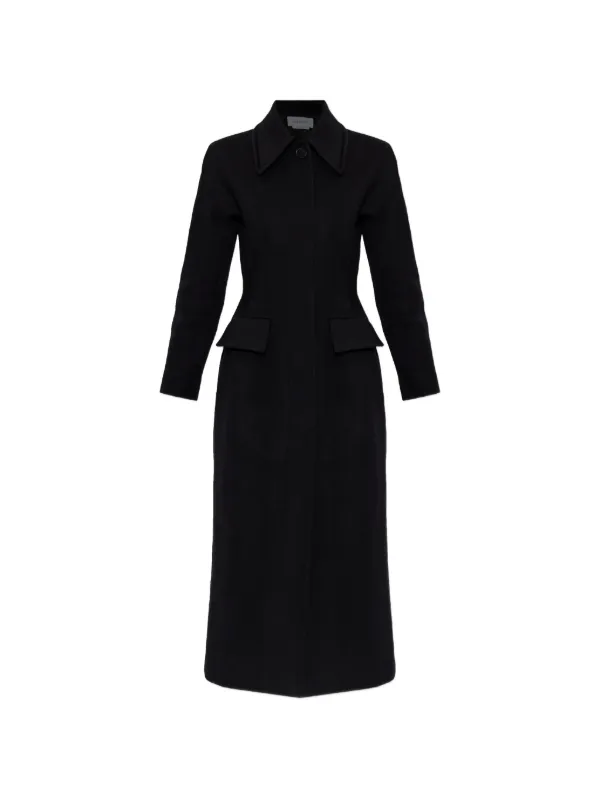 Alexander McQueen Corset-detail Coat in Black