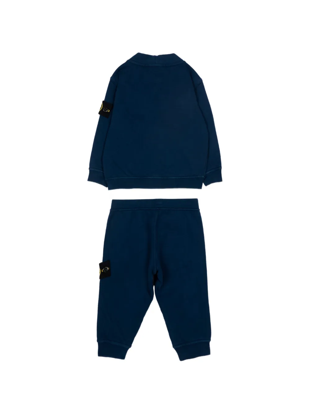 Stone Island Junior Drie trainingspakken met Compass-logopatch Blauw