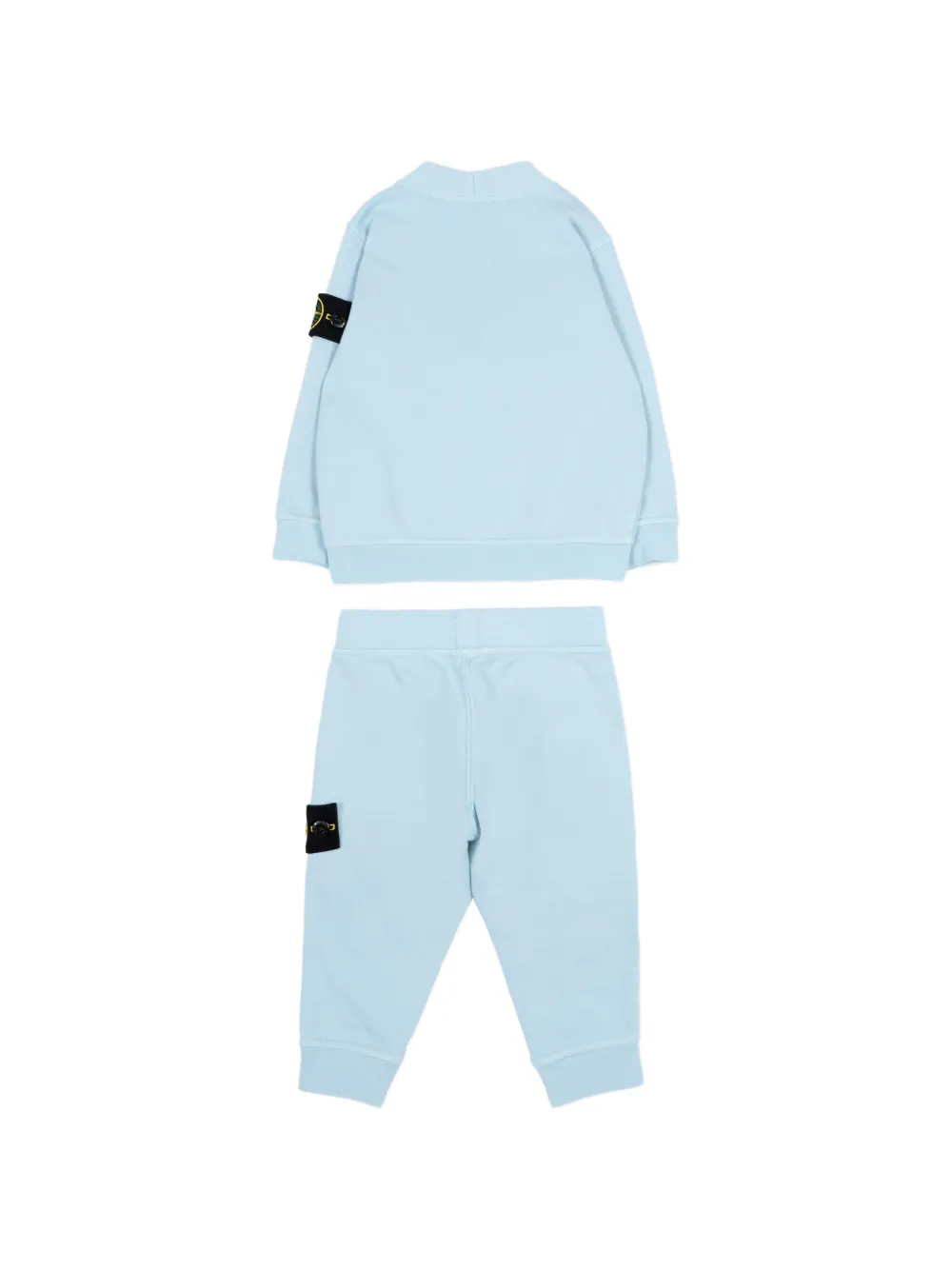 Stone Island Junior Drie trainingspakken met Compass-logopatch Blauw
