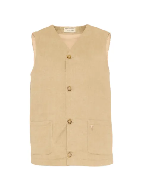 TRUSSARDI JUNIOR button-up waistcoat