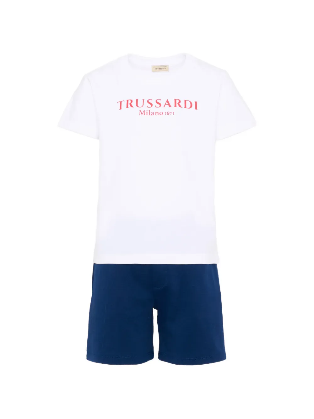 TRUSSARDI JUNIOR logo-print shorts (set of two) - Bianco