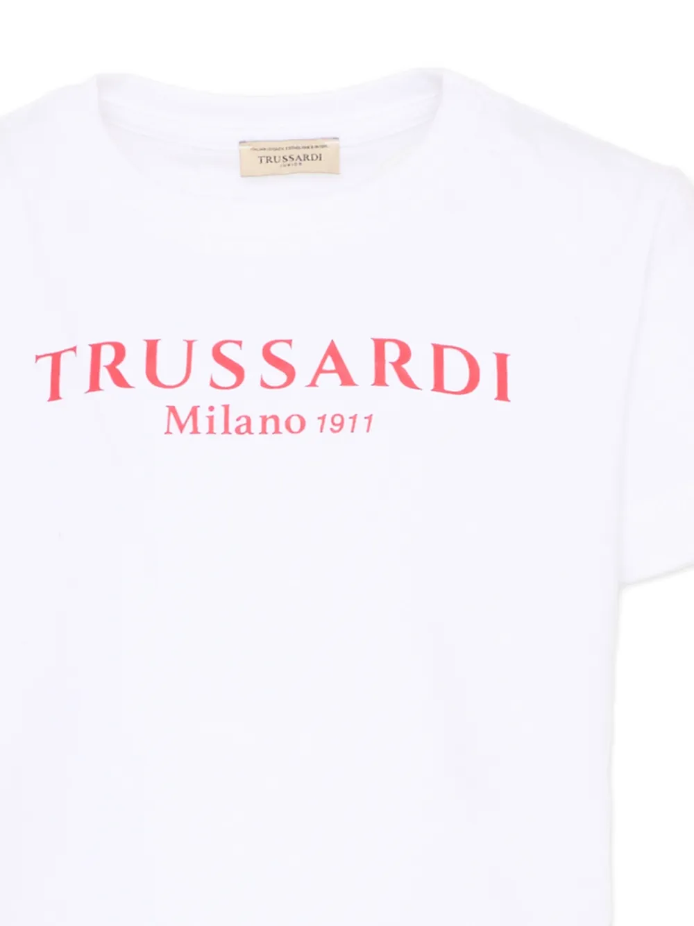 TRUSSARDI JUNIOR Twee shorts met logoprint Wit
