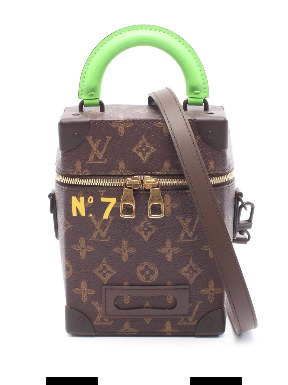 Louis Vuitton Pre-Owned 2021-2026 Monogram Vertical Box Trunk satchel - Marrone