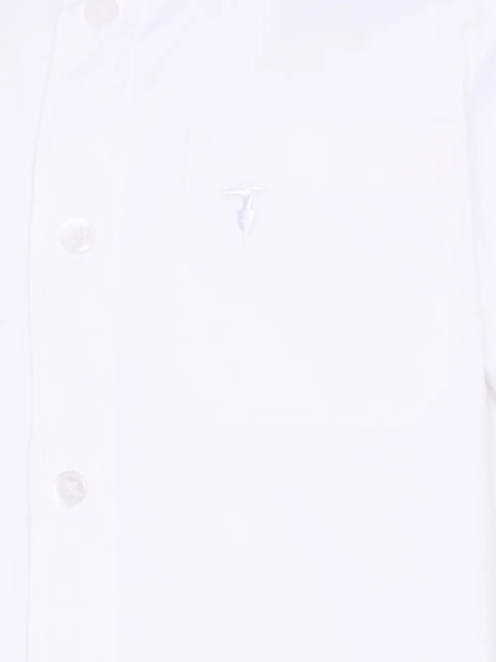 TRUSSARDI JUNIOR Shirt met geborduurd logo Wit