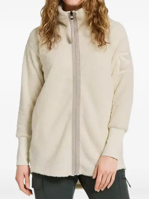 Didriksons sudadera Sally con textura de vellón y cremallera
