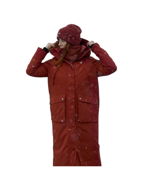 Didriksons Melody hooded padded rain coat
