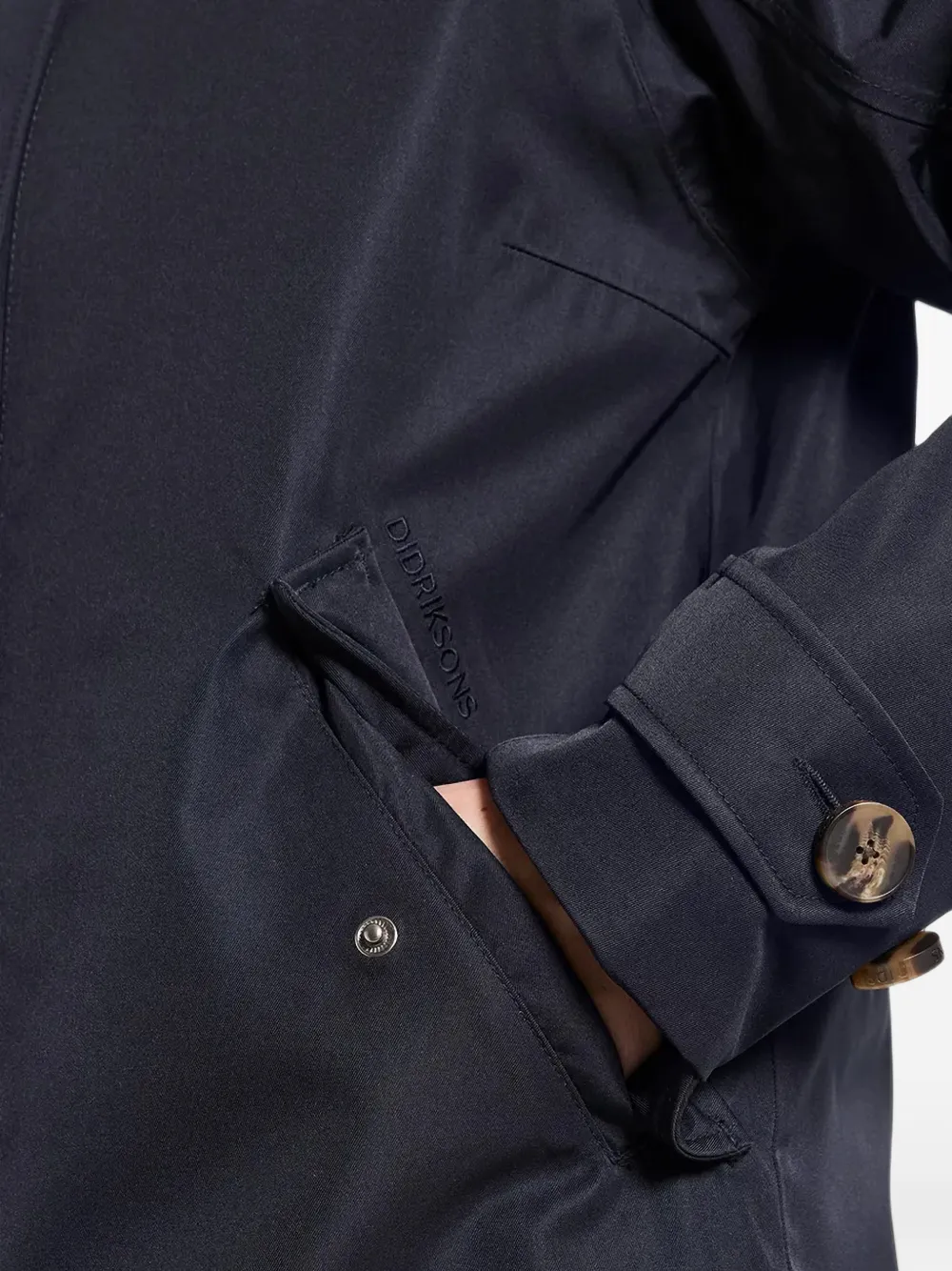 Didriksons Luna parka met capuchon Blauw