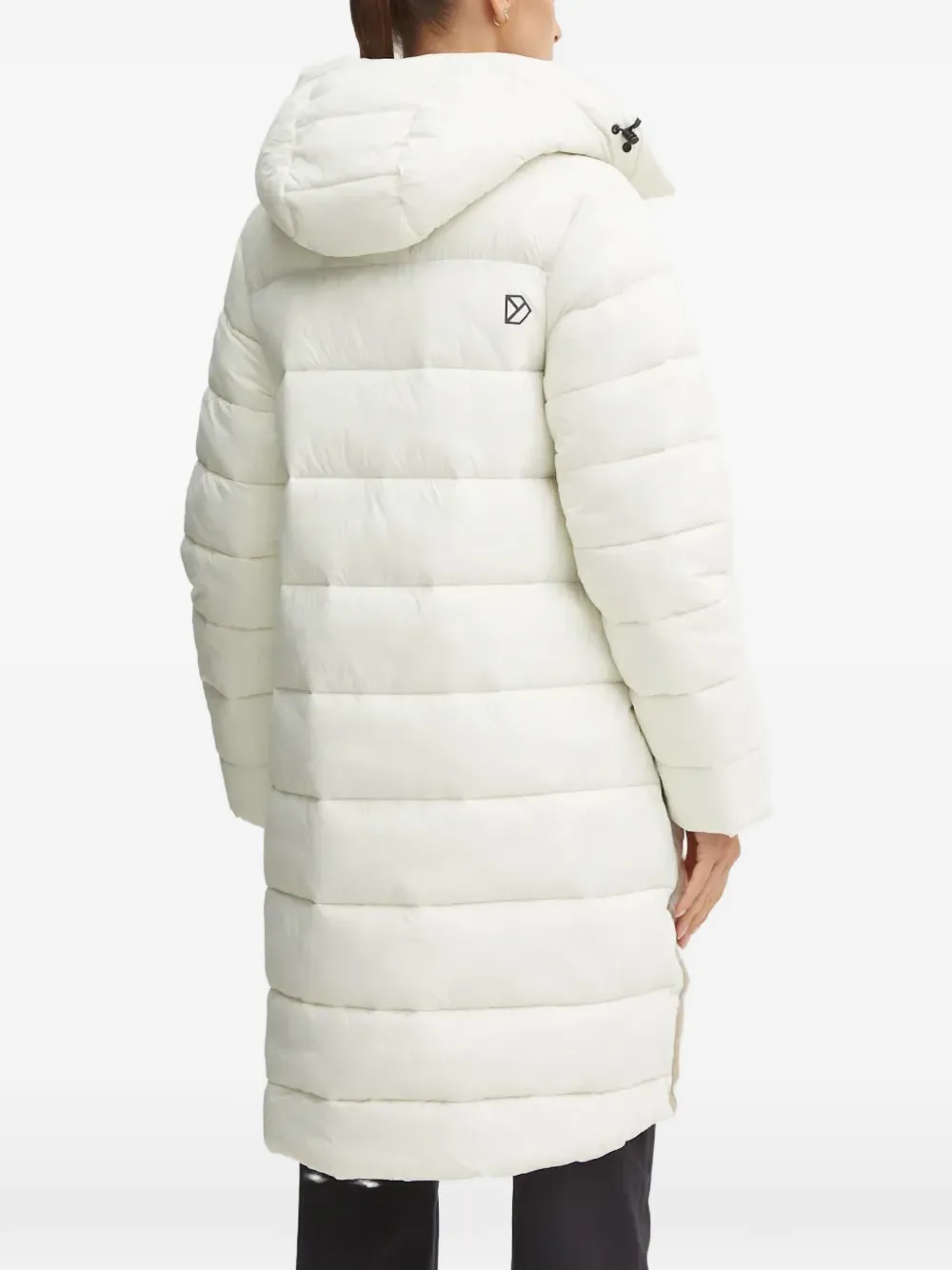 Didriksons Marion quilted hooded jacket Wit