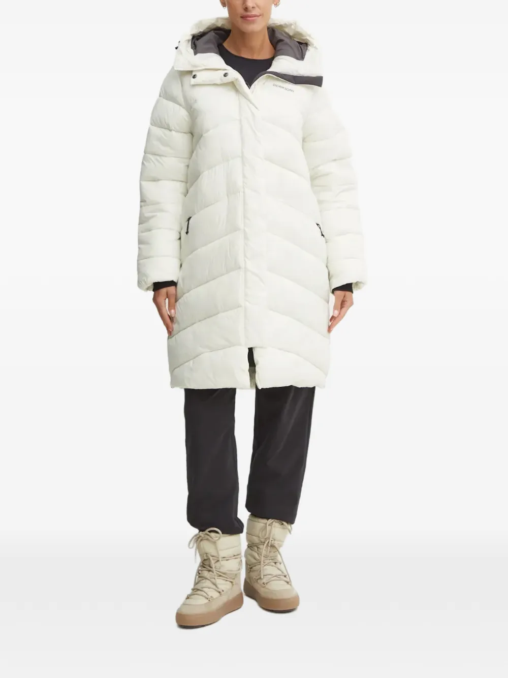Didriksons Marion quilted hooded jacket