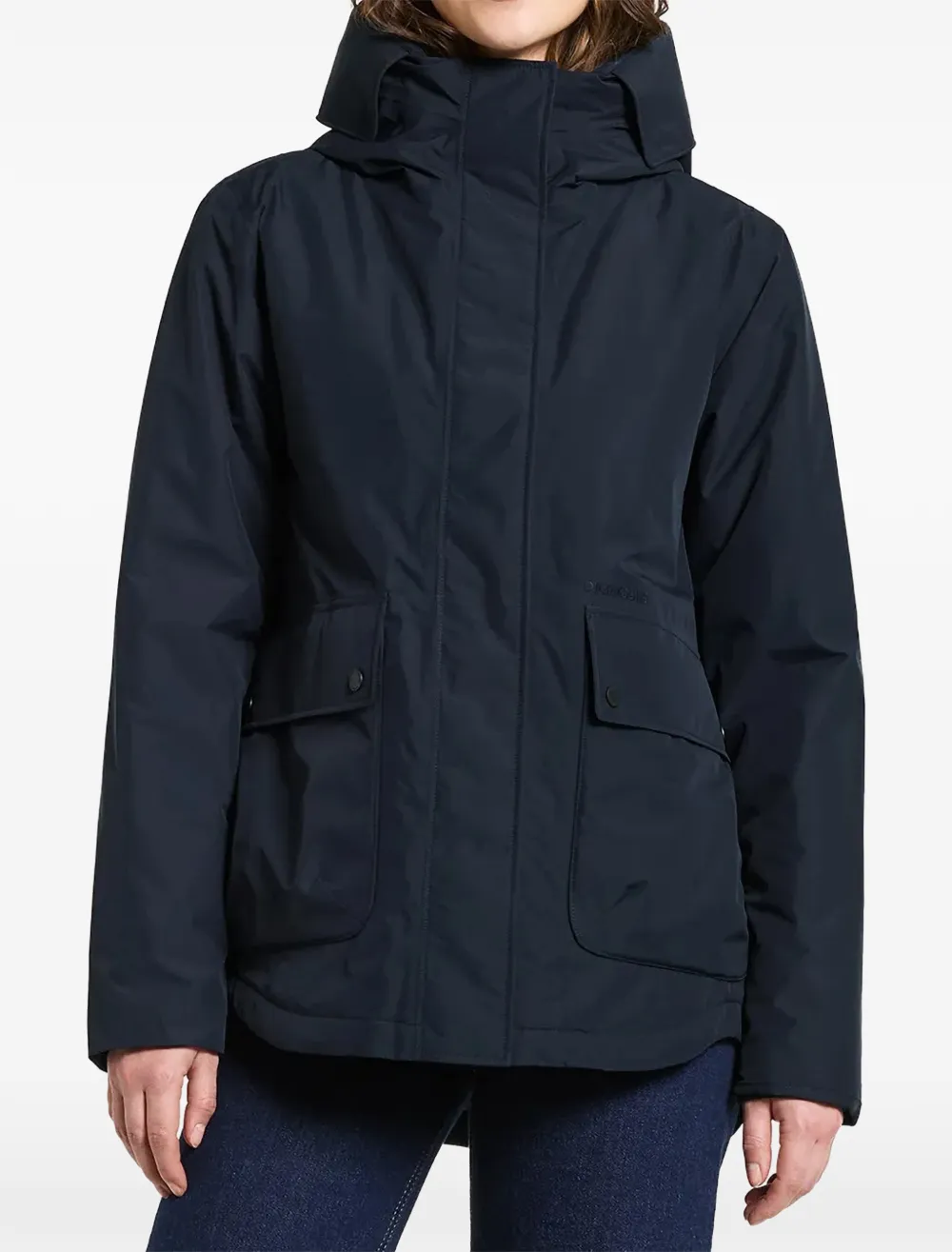 Didriksons Giacca Daniella con cappuccio e tasche con patta - Blu