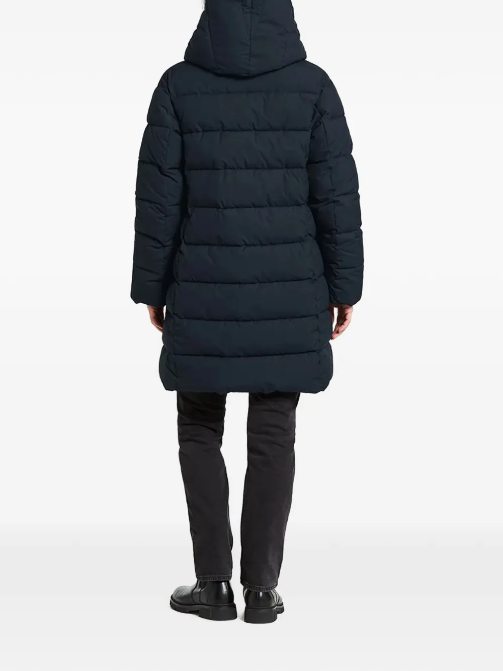 Didriksons Nella gewatteerd jack met capuchon Blauw