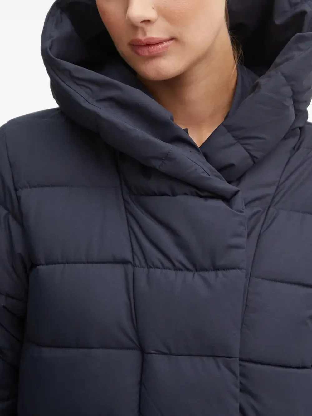 Didriksons Stella gewatteerd jack met capuchon Blauw