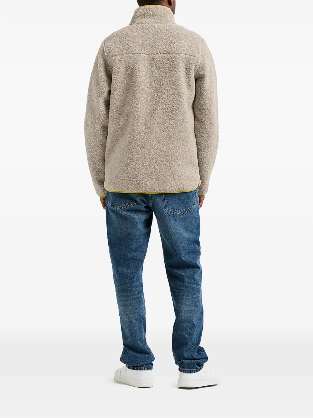 Didriksons Peter fleece jack met rits Beige