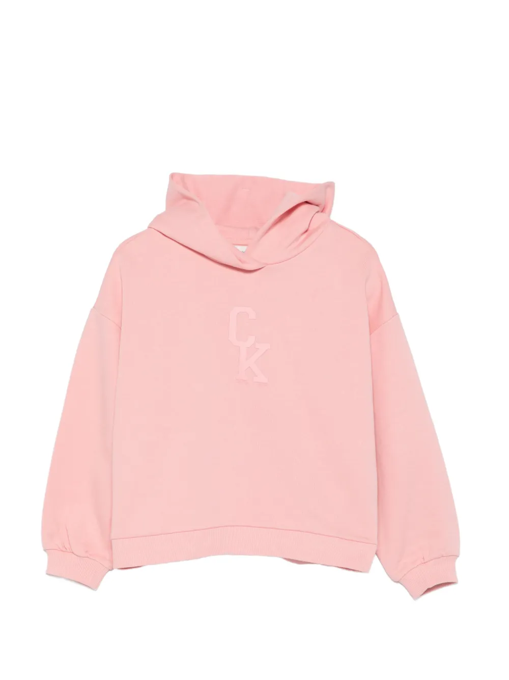 Calvin Klein Kids logo-print hoodie - Rosa