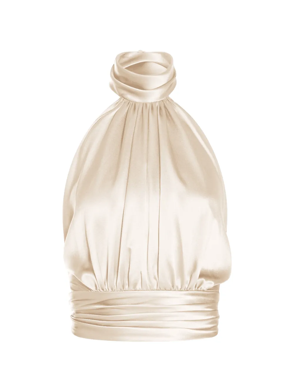 ALEXIA & ANTONIA draped blouse - Toni neutri