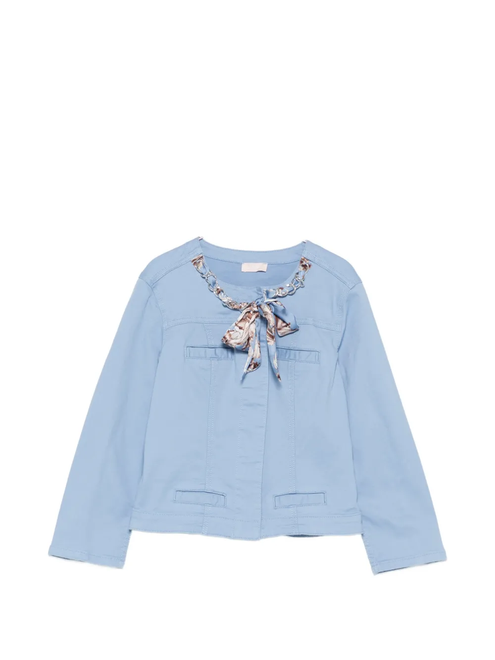 LIU JO floral chain jacket - Blu