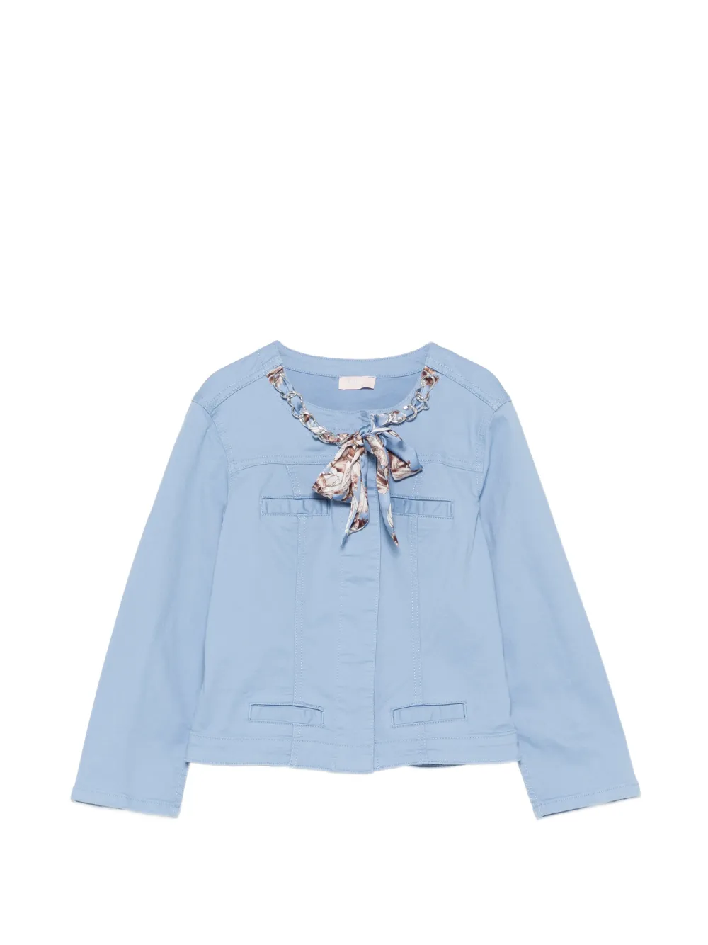 LIU JO floral chain jacket - Blu