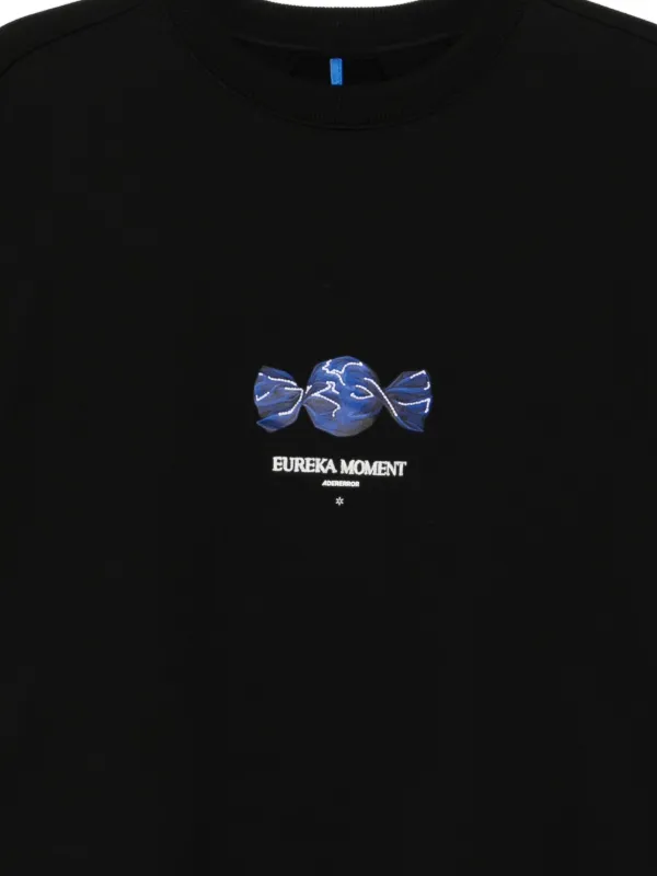 Ader Error Lolly graphic-print Sweatshirt | Black | FARFETCH GE