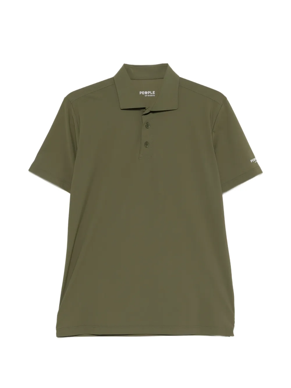 People Of Shibuya logo-print polo shirt - Verde
