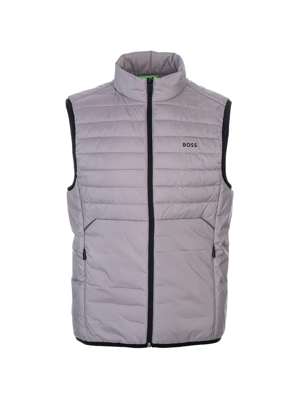 BOSS quilted sleeveless gilet - Grey
