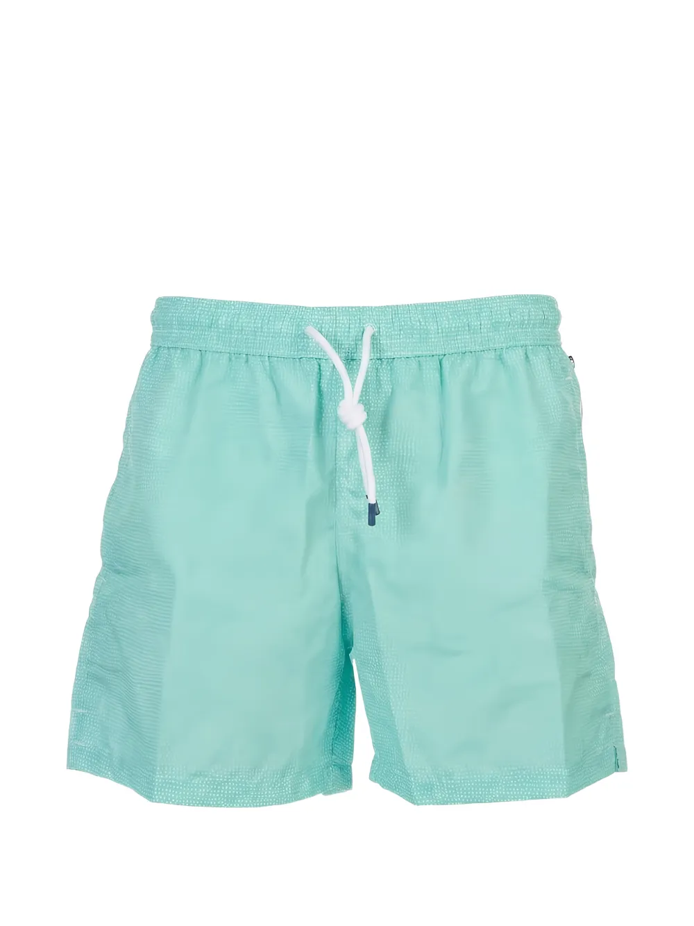 Fedeli Micro-dot Print Swim Shorts In Blue
