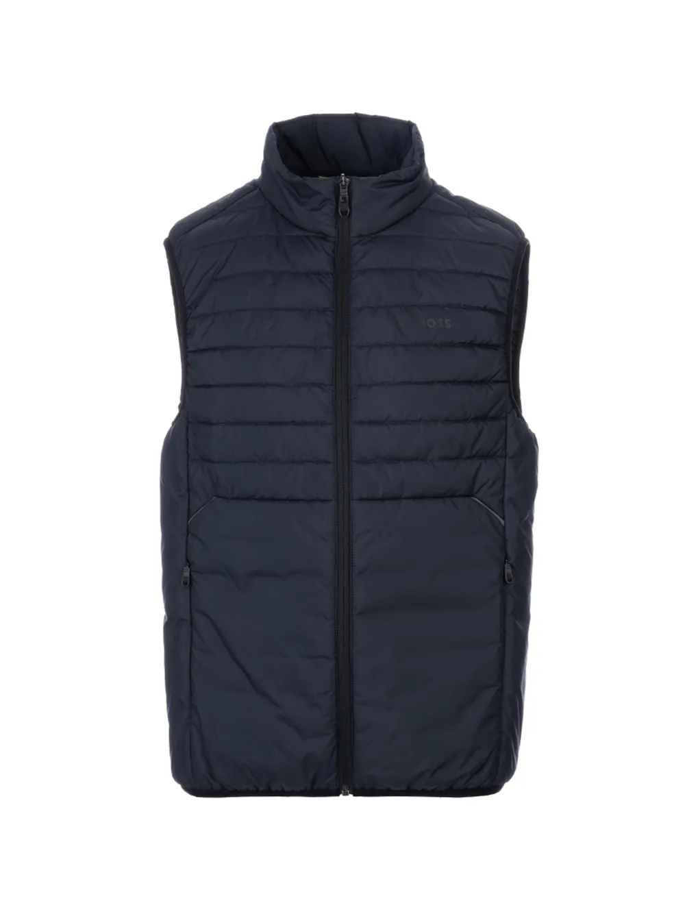 BOSS quilted zip vest - Blue