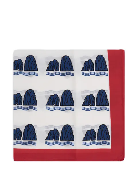 Ottotredici patterned pocket square